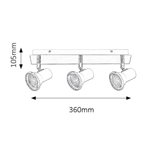 Spot lampa STEVE 5499 