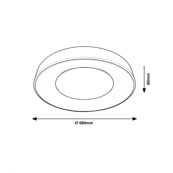 Led plafonjera Ceilo 3083 