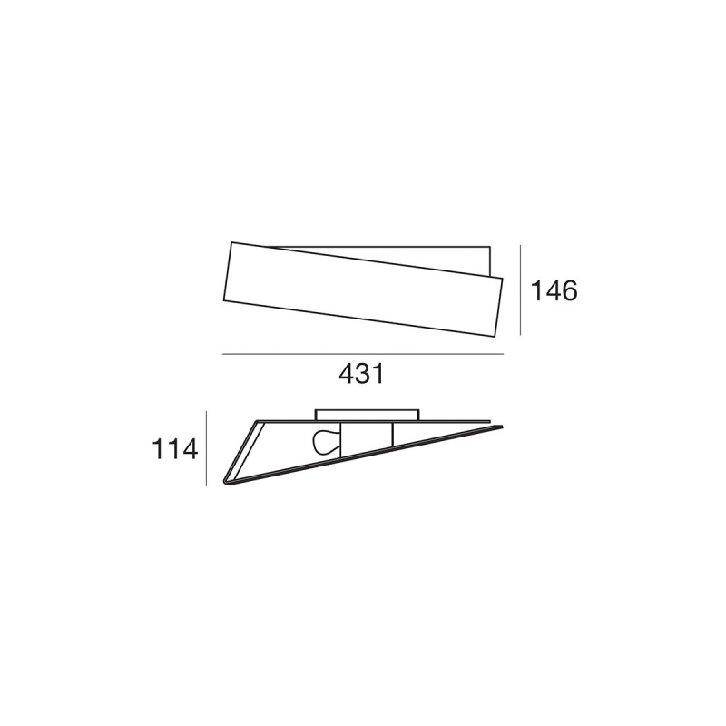 Zidna lampa Zig Zag 6986