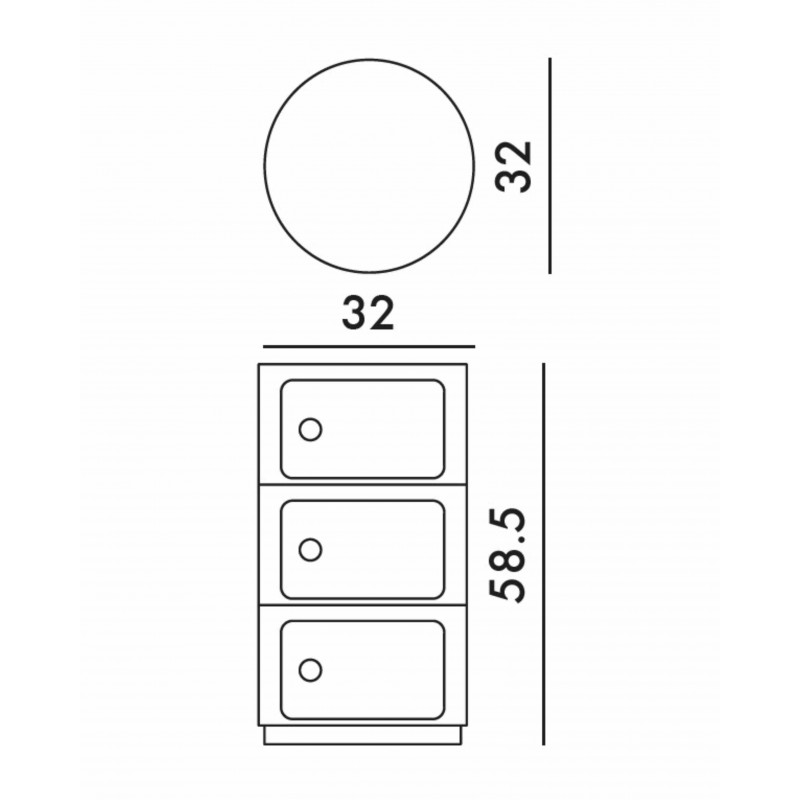POLICA COMPONIBILI BIO 5970/GI 