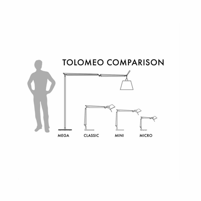 Podna lampa Tolomeo Mega Terra