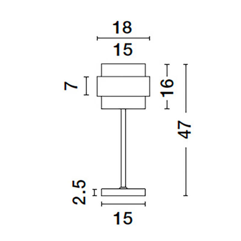Stona lampa SIANNA 9236400