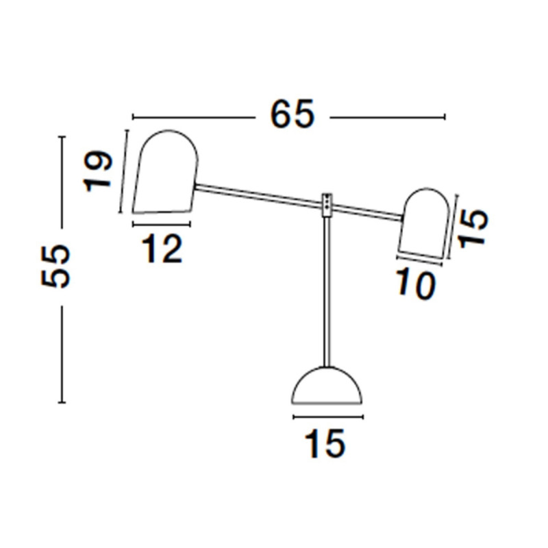 Stona lampa NELA 9501231
