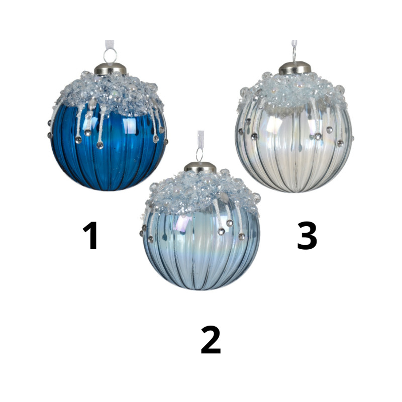 Staklena kugla 8cm 070382 