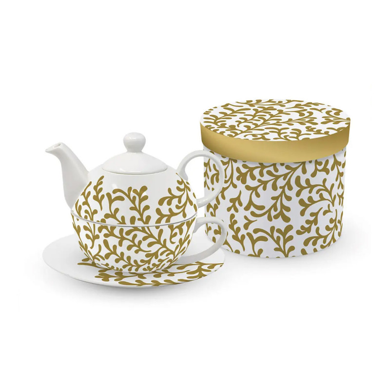 Set za čaj 160503077 Pretty tendrils gold 