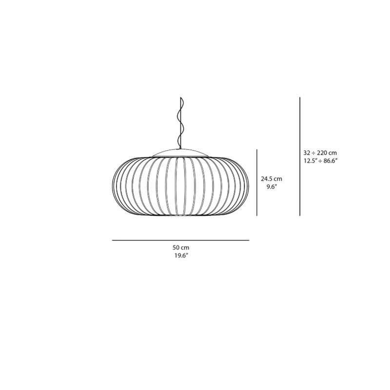 9155/03 TERESA Sospensione - WHITE 
