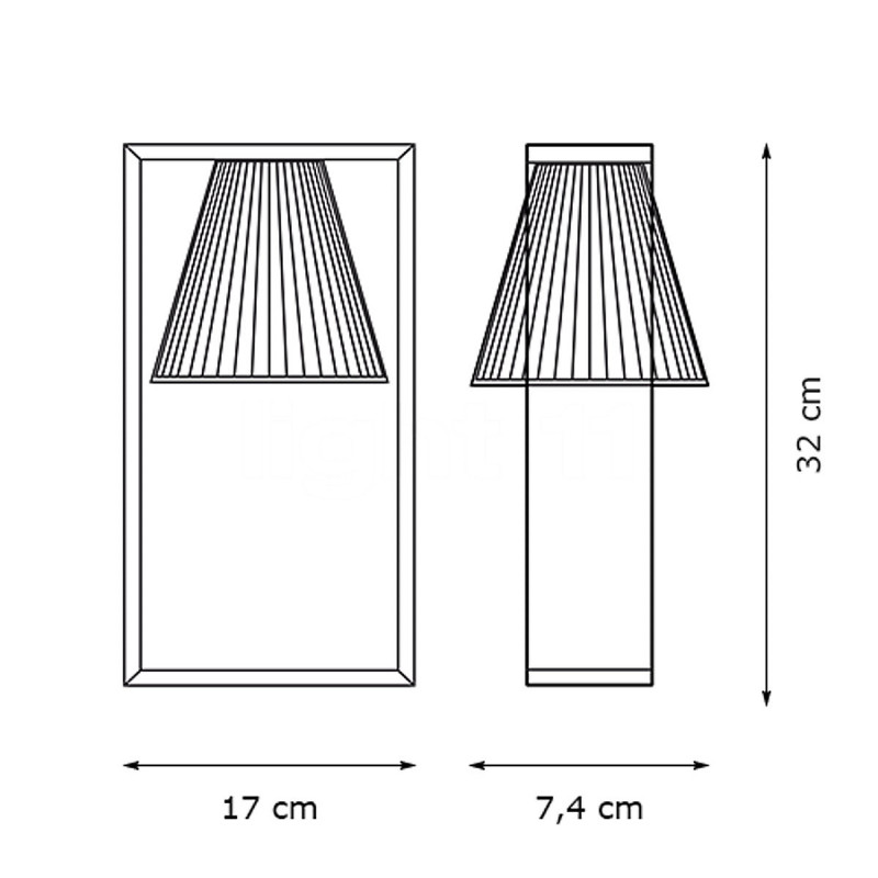 Stona lampa LIGHT AIR 9110/AZ