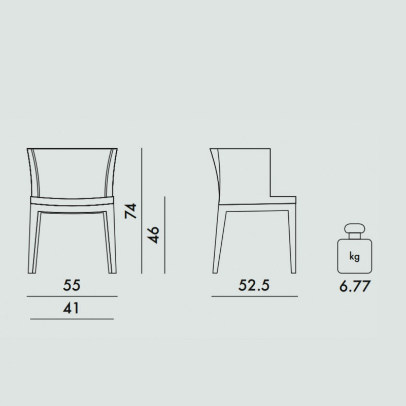 Foteljica MADEMOISELLE 4896/PP 