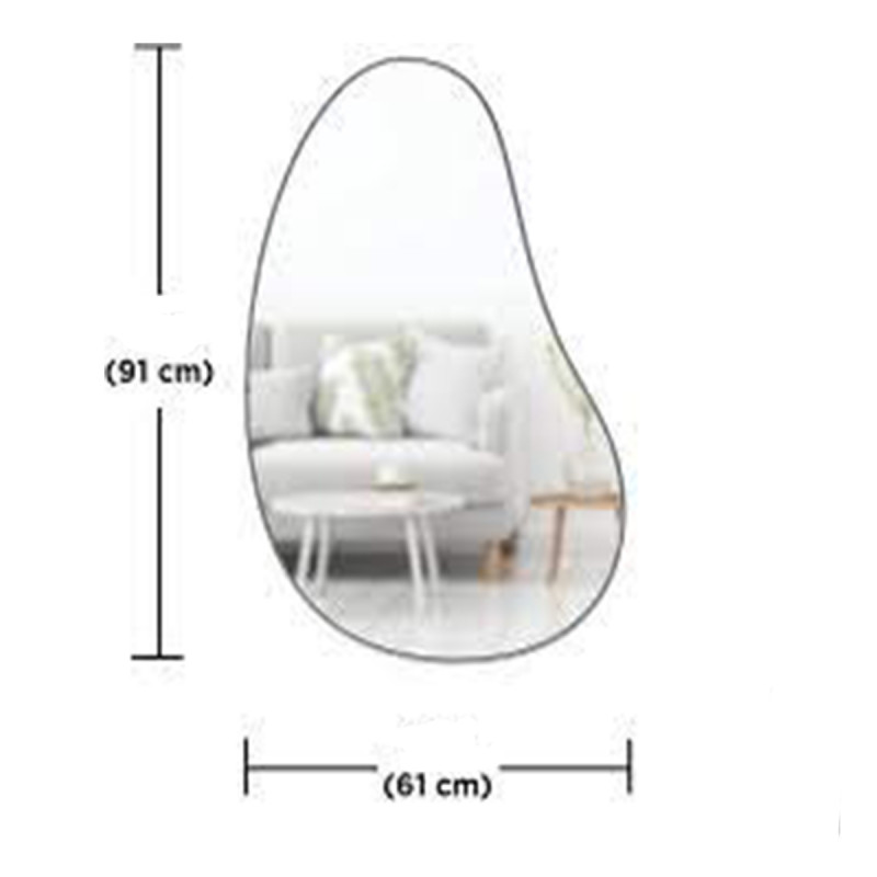Ogledalo HUBBA PEBBLE 1018529-378