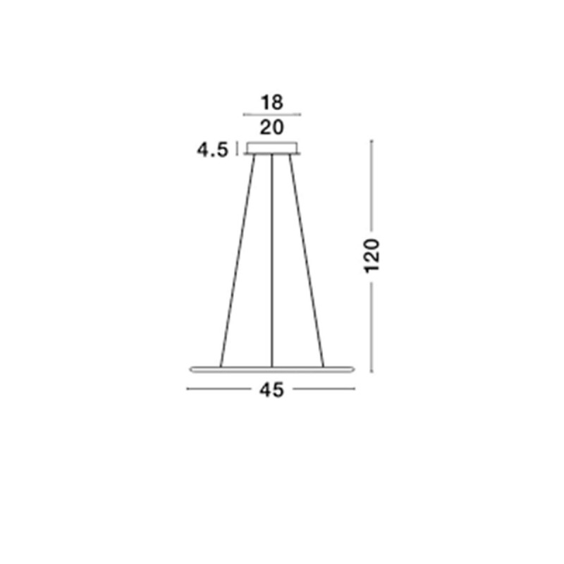 Led visilica Livorno 8107402 