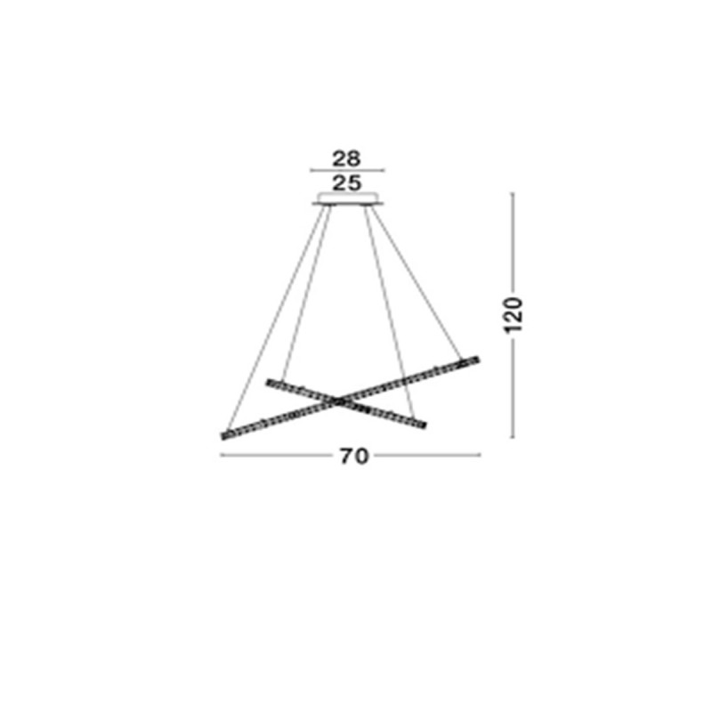 Led luster kristal Quentin 9172518 