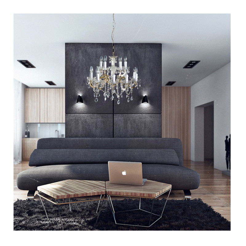 LUSTER KRISTAL 1200/10+5 OTTONATO