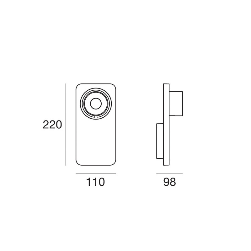 Zidna lampa led Beebo Z-8461