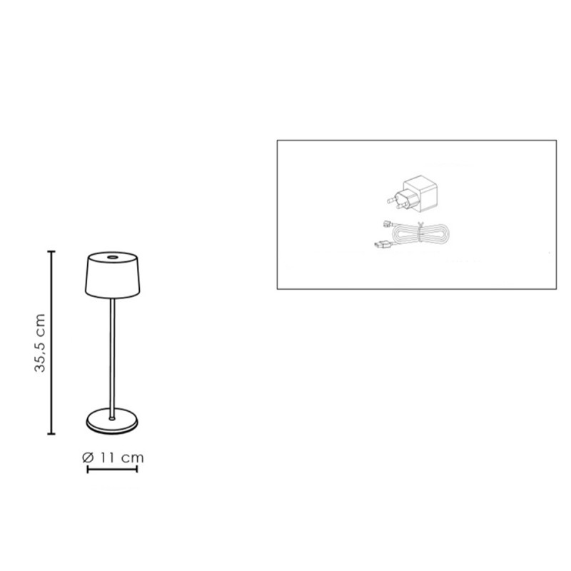 Stona lampa Olivia LD0850N3