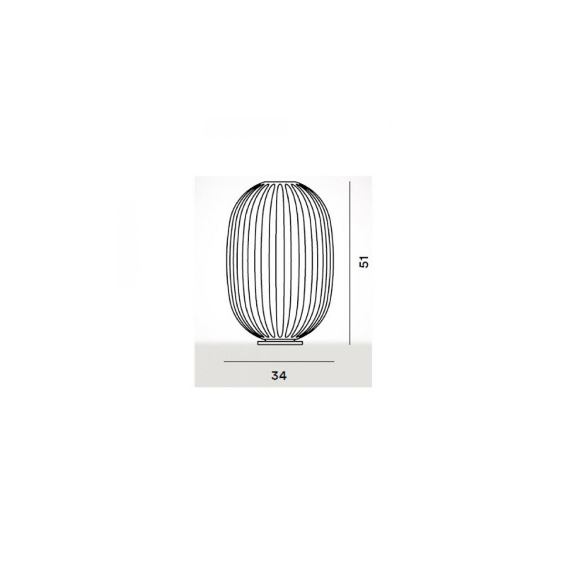 Stona lampa PLASS MEDIA 2240012 30 plava