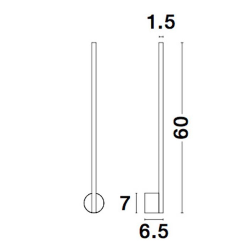 Led zidna lampa ADEN 9081800 