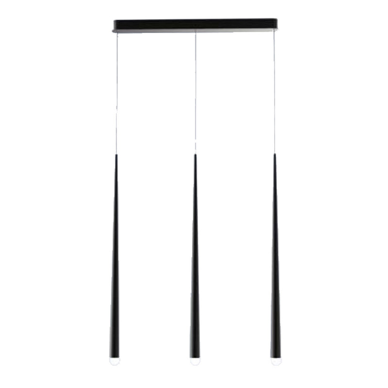 Visilica Led Long crna na šini 16.051.03/20W 