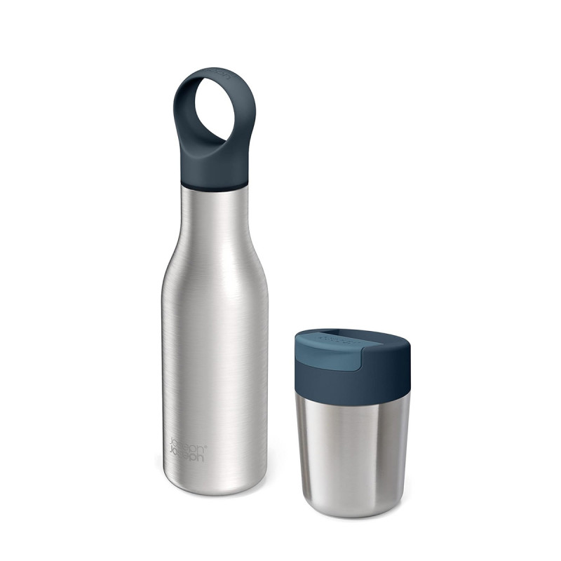 Set šolja i flaša od nerđajućeg čelika Refill Reuse Repeat 81129 
