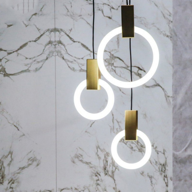 Led visilica Ring Gold 1.0219-V300