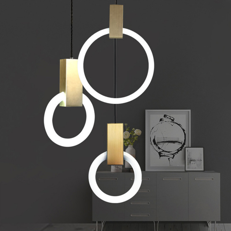 Led visilica Ring Gold 1.0219-V300