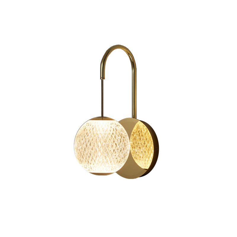 Led zidna lampa Round Gold 1.02372-Z120