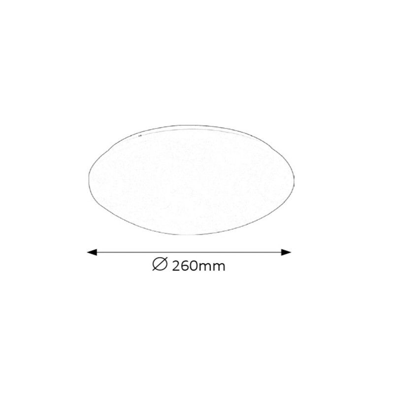 Led plafonjera Lucas 3437