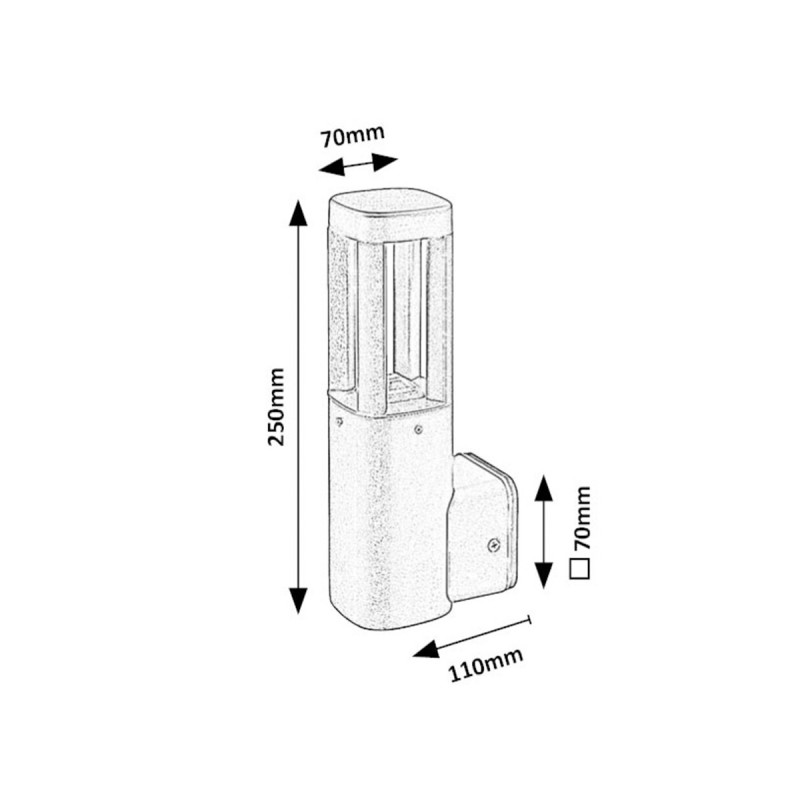 Led lampa za spolja Kalisz 77033