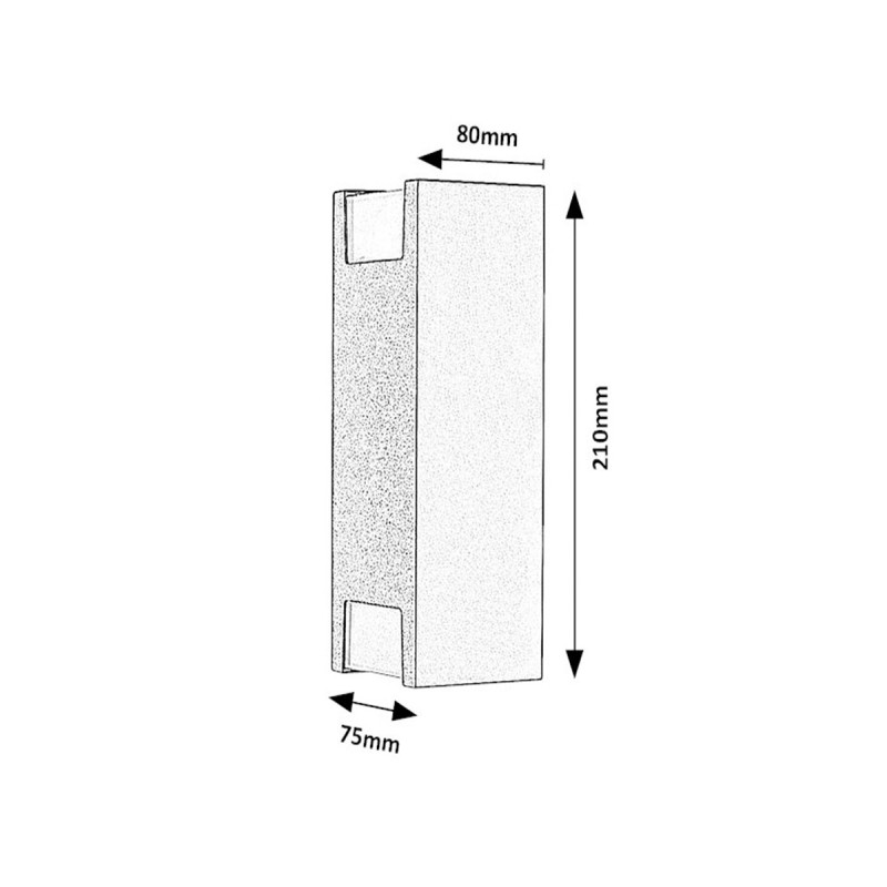 Led lampa za spolja Cernon 77055