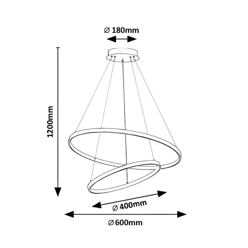 Led visilica Beliza 72345 